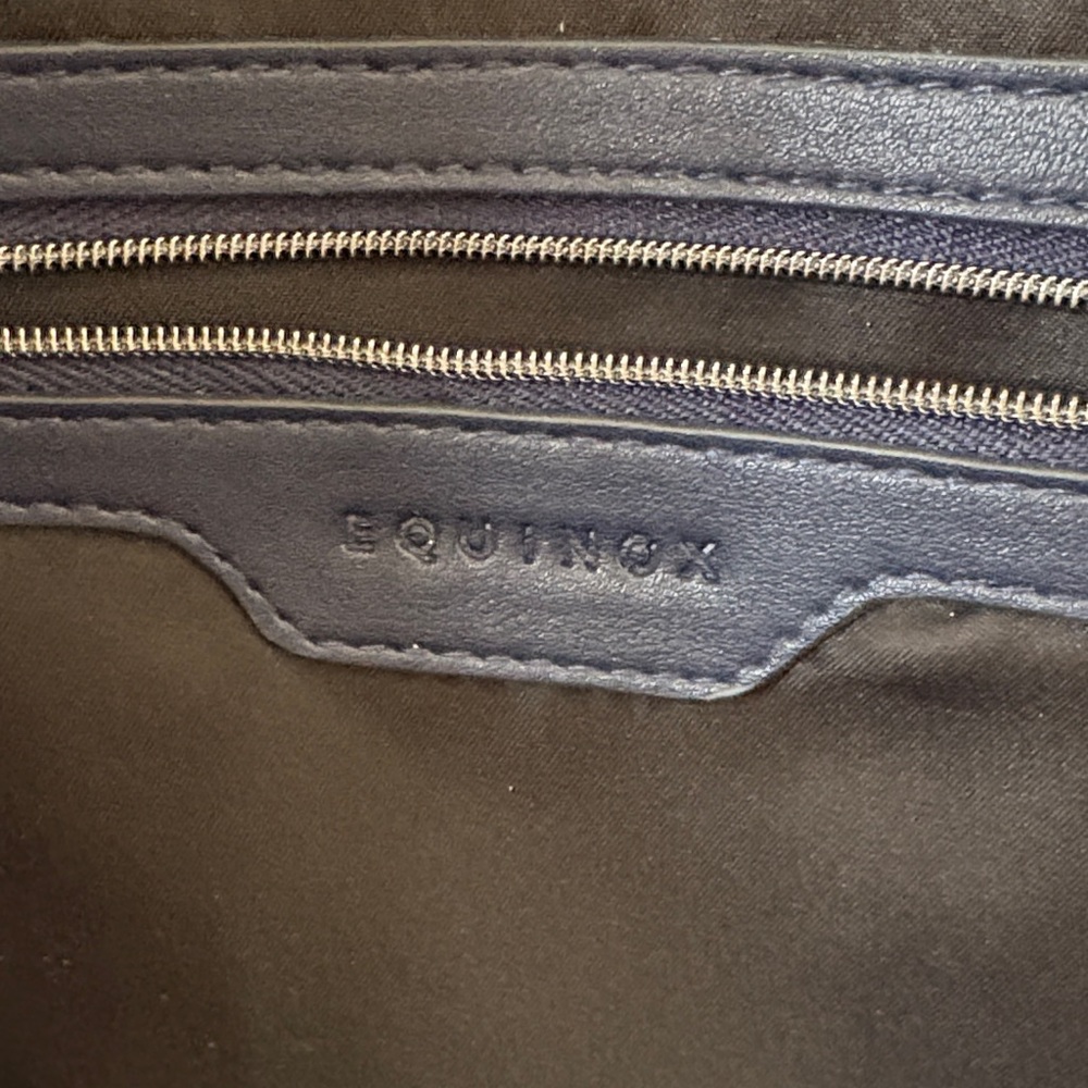 Navy Suede Backpack - image 2